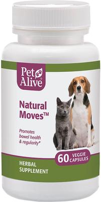 Natural Moves Bowel Health Dog & Cat Supplement, 60 count