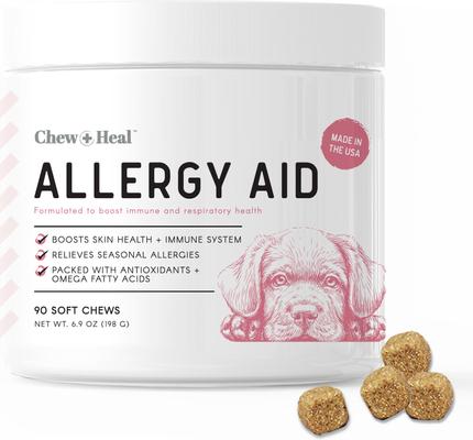 Allergy Aid Soft Chew Allergy Supplement for Dogs, 90 count