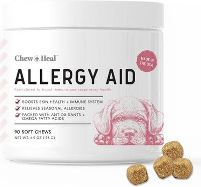 Allergy Aid Soft Chew Allergy Supplement for Dogs, 90 count