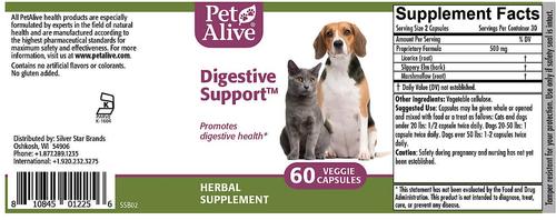 Digestive Support Dog & Cat Supplement, 60 count
