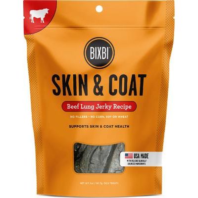 Premios para perros Skin & Coat de pollo seco, bolsa de 5 oz
