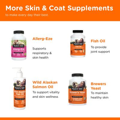 Shed Defense Seafood & Fish Flavored Soft Chews Skin & Coat Supplement for Dogs, 5.3-oz bag