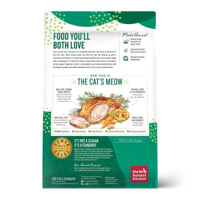 Bundle: The Honest Kitchen Whole Food Clusters Chicken + Whole Food Clusters Turkey & Chicken Dry Cat Food