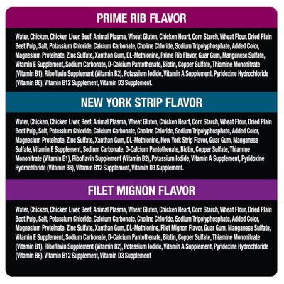 Bundle: Iams Proactive Health Minichunks Small KibbleLamb & Rice Dry Food + Cesar Filets in Gravy Beef Flavors Variety Pack Wet Dog Food