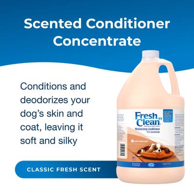 Fresh 'n Clean Moisturizing Dog Conditioner, Classic Fresh Scent, 15:1 Concentrate, 1-gal bottle