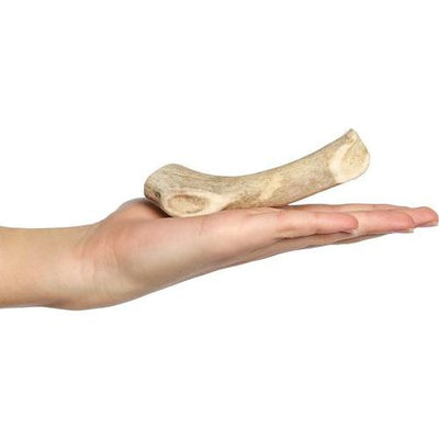 Masticable para perros de asta de alce, fabricado en EE. UU., tamaño pequeño: 4.0-5.5 pulgadas