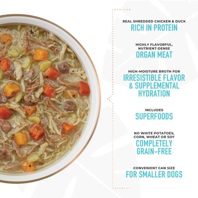 Petites Grain-Free Chicken & Duck Wet Dog Food, 9-oz can, case of 8