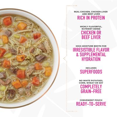 Petites Variety Pack Grain-Free Wet Dog Food, 3.5-oz pouch, case of 12