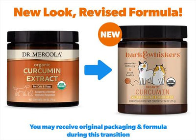 Organic Curcumin Dog & Cat Supplement, 2.64-oz jar