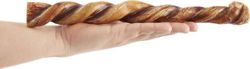 Made in USA 12" Twisted Bully Stick Dog Treat, 1 count