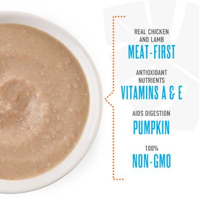 Senior Mousse Grain-Free Chicken, Beef & Pumpkin in Broth Wet Dog Food, 3.5-oz pouch, case of 12