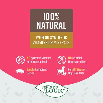 100% Natural Dehydrated Pork Bone Broth Dog & Cat Food Topper, 6-oz tub