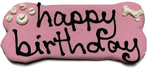 Assorted Birthday Dog Treats, 12 count