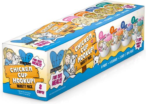 Comida húmeda para perros Best Fido Friend Fun Size Meals Wanna Be Withya, taza de 2.75 oz, caja de 12