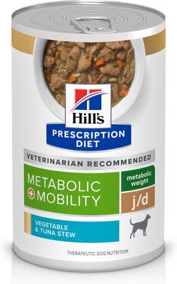 Metabolic + Mobility Weight & Joint Care Vegetable & Tuna Stew Wet Dog Food, 12.5-oz can, case of 12