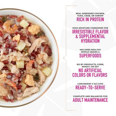 Petites Whole Foods Variety Pack Adult Wet Dog Food, 3-oz cup, case of 10