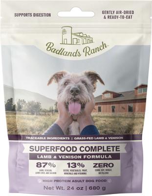 Superfood Complete Variety Pack Grain-Free Air-Dried Dog Food, 11.5-oz bag, case of 3