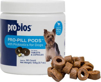 Pro-Pill Pods Peanut Butter Flavored Dog Treats, Small, 30 count