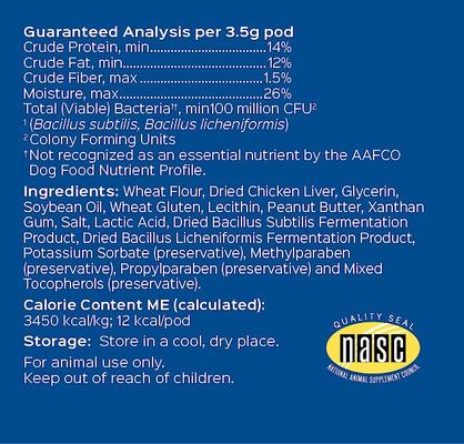 Pro-Pill Pods Peanut Butter Flavored Dog Treats, Small, 30 count