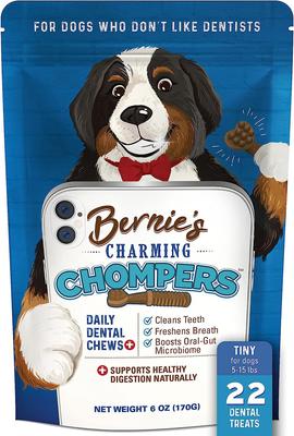 Charming Chompers Daily Dental Chews X-Small Dog Dental Treats, 22 count