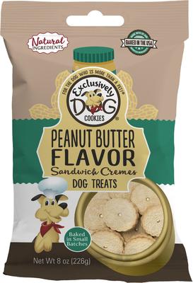 Carob Sandwich Cremes Dog Treats, 8-oz bag