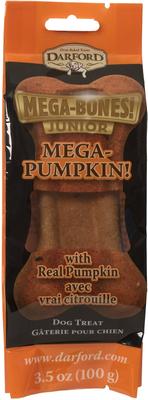 Mega Pumpkin Junior Bone Dog Treat, 1 count