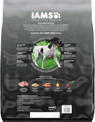 Bundle: Iams Proactive Health Active Chicken & Turkey Recipe Dry Food + Pedigree Choice Cuts in Gravy Variety Pack Wet Dog Food