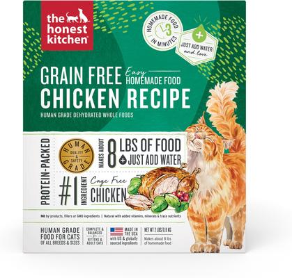 Grain-Free Turkey Dehydrated Cat Food, 10-oz, 4-lb bag, bundle of 2