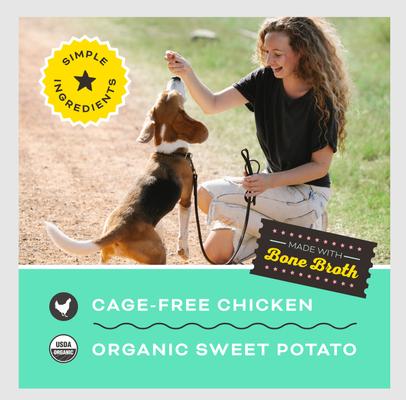 Give Pieces A Chance Chicken with Broth Flavored Jerky Dog Treats, 4-oz bag