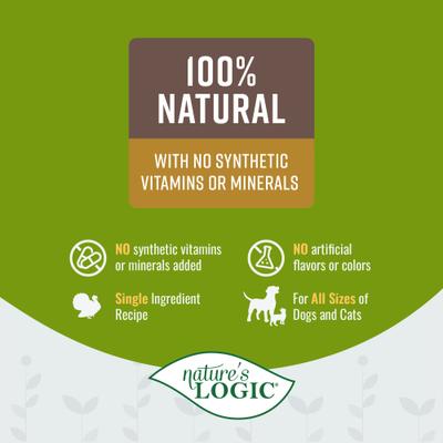 100% Natural Dehydrated Turkey Bone Broth Dog & Cat Food Topper, 6-oz tub