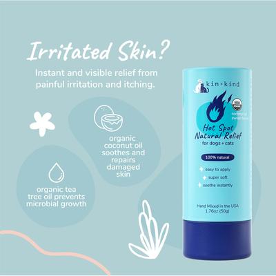 Hot Spot Dog & Cat Relief Balm, 1.76-oz tub