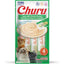 Churu - Premio para lamer para gatos, atún sin cereales y puré de pollo, tubo de 0.5 oz, paquete de 4