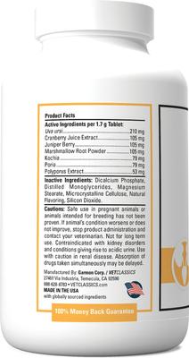 Urinary Tract Chewable Tablets Dog Supplement, 120 count