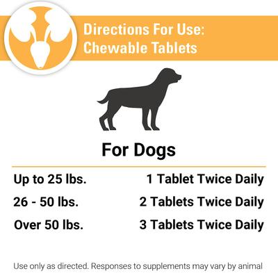Urinary Tract Chewable Tablets Dog Supplement, 120 count