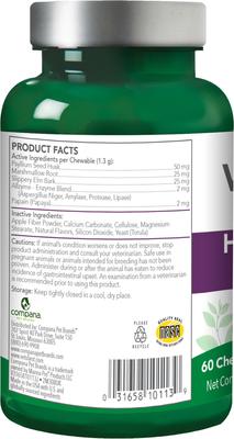 Comprimidos masticables para el control de bolas de pelo en gatos, 60 comprimidos