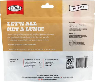 Let's All Get A Lung Lamb Flavored Crunchy Dog Treats, 1.5-oz bag