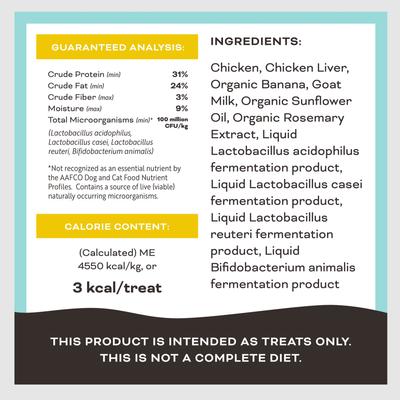 Peelin' Fantastic Chicken & Banana with Goat Milk Flavored Crunchy Dog Treats, 2-oz bag