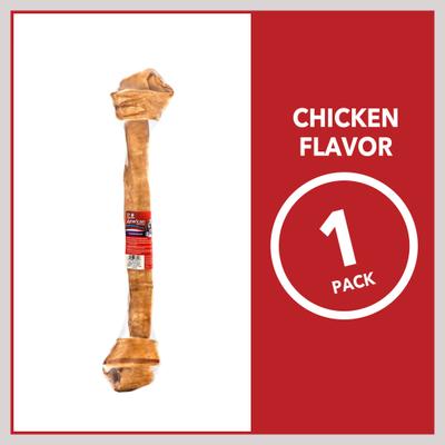 Beefhide 21-inch Chicken Flavored Dog Bones, 1 count