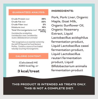 You Maple My Day Pork & Maple with Goat Milk Flavored Crunchy Dog Treats, 2-oz bag