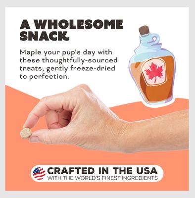 You Maple My Day Pork & Maple with Goat Milk Flavored Crunchy Dog Treats, 2-oz bag