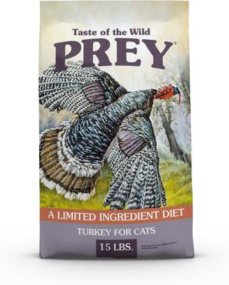 PREY Turkey Formula Limited Ingredient Recipe Dry Cat Food, 15-lb bag