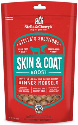 Bundle: Stella & Chewy's Stella's Solutions Skin & Coat Lamb & Salmon + Hip & Joint Boost Chicken Freeze-Dried Dog Food