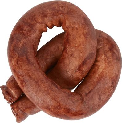 6" Beef Basted Rawhide Pretzel Dog Treat, 1 count
