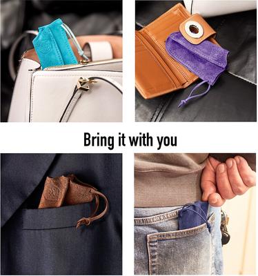 Pocket Travel-Size Pet Hair & Lint Remover, Black