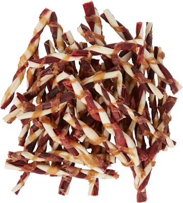 Triple Flavor Rawhide Twist Dog Treats, 40 count