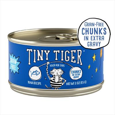 Grain-Free Chunks in EXTRA Gravy Tuna Recipe Canned Cat Food, 3-oz can, case of 24