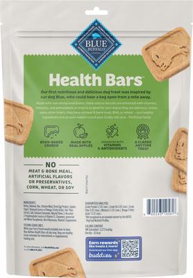 Bundle: Variety Pack - Blue Buffalo Health Bars Baked with Banana & Yogurt Dog Treats, Pumpkin & Cinnamon & Apples & Yogurt Flavors