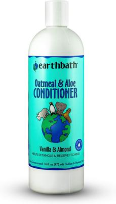 Oatmeal & Aloe Dog & Cat Conditioner, Vanilla & Almond, 128-fl oz bottle