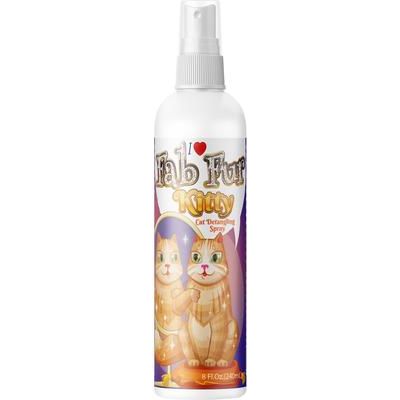 Spray desenredante para gatos Fab Fur Kitty, botella de 237 ml