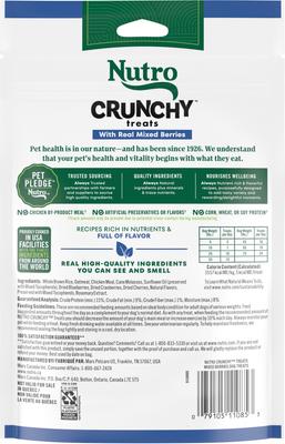 Crunchy with Real Mixed Berries Dog Treats, 10-oz bag